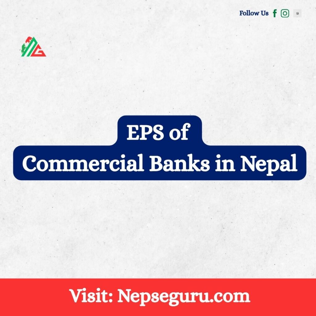 EPS of Commercial Banks in Nepal