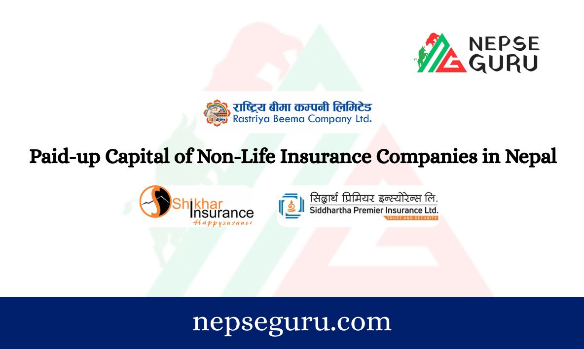 Paid up Capital of Non-Life Insurance Companies in Nepal